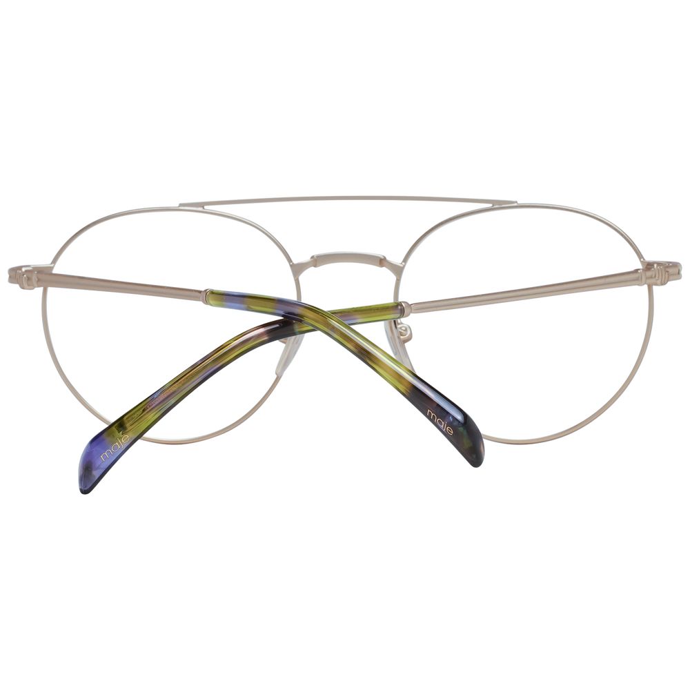 Maje Gold Metal Glasses Frames