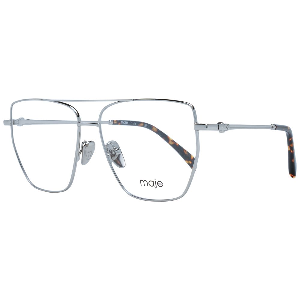 Maje Silver Metal Glasses Frames