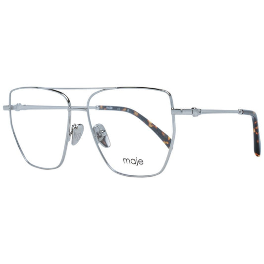 Maje Silver Metal Glasses Frames
