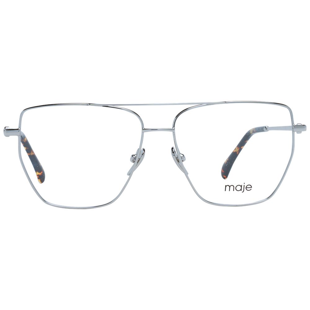Maje Silver Metal Glasses Frames
