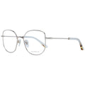 Sandro gold stainless steel glasses frames with sleek design and clear lenses, suitable for stylish eyewear.