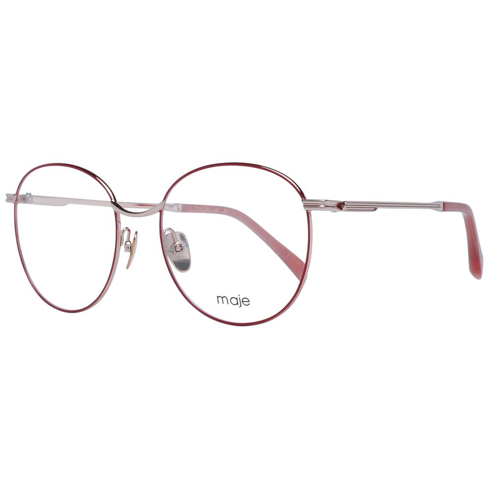 Maje Red Metal Glasses Frames