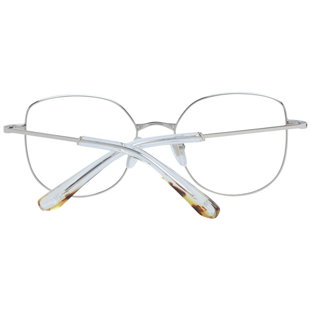 Sandro gold stainless steel glasses frames with sleek design and clear lenses, showcasing modern eyewear style.