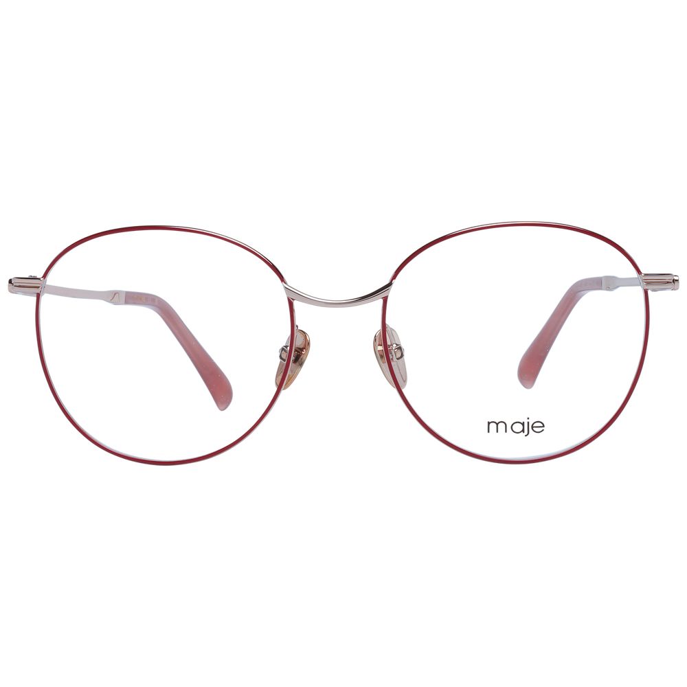 Maje Red Metal Glasses Frames