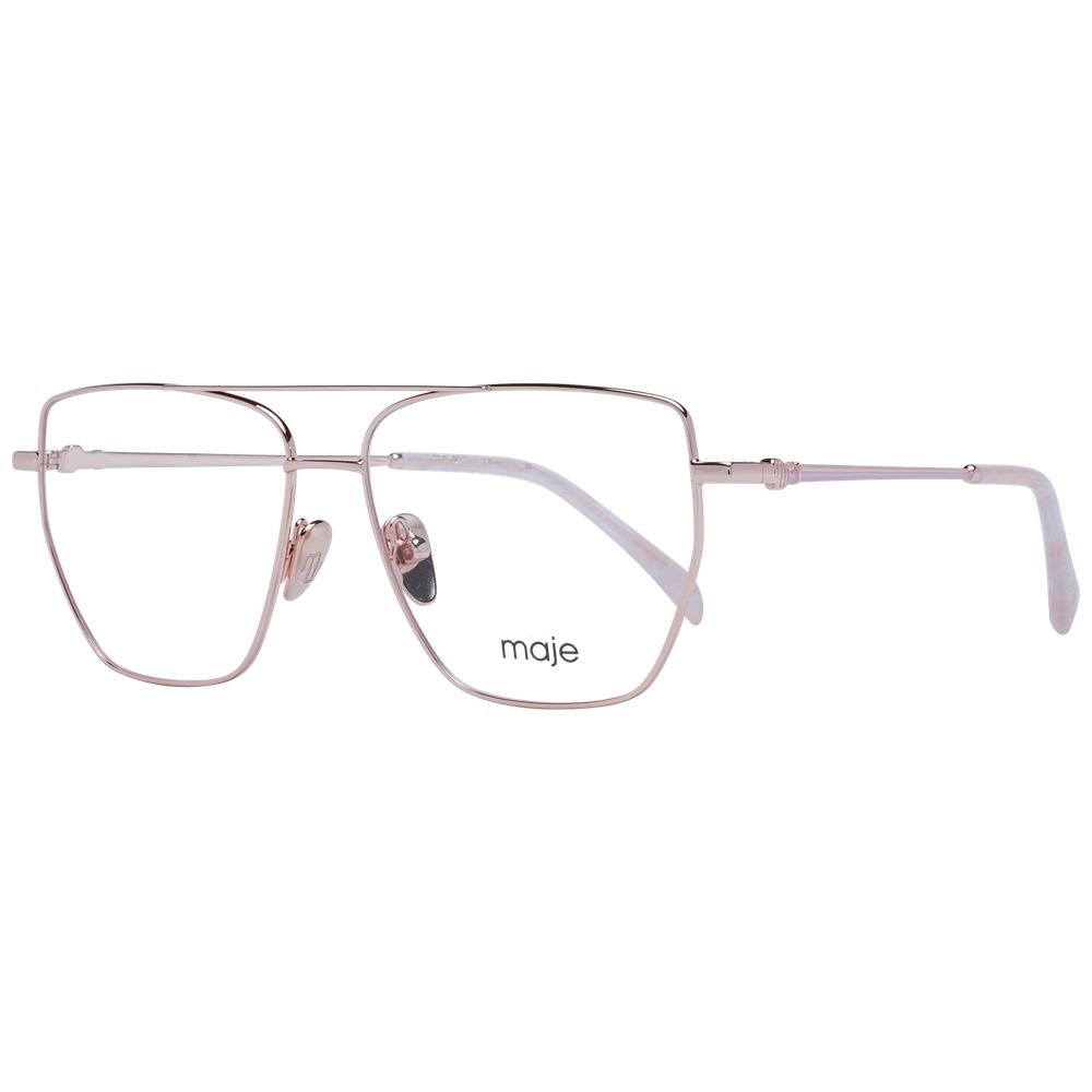Maje Rose Gold Metal Glasses Frames
