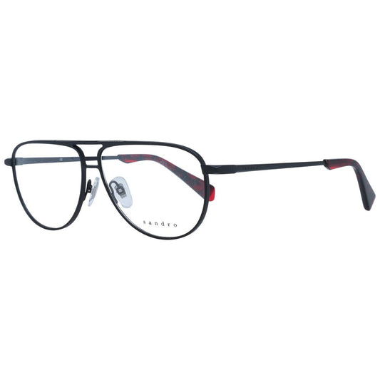 Sandro Black Stainless Steel Glasses Frames