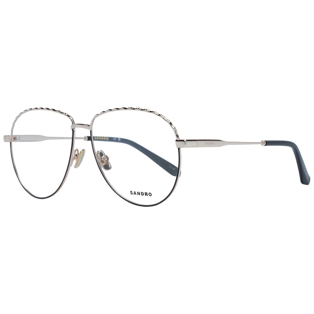 Sandro Black Metal Glasses Frames
