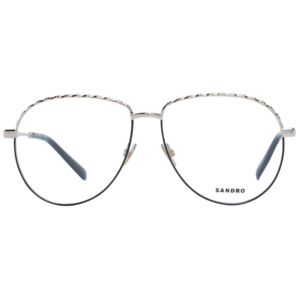 Sandro Black Metal Glasses Frames