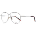 Sandro rose gold metal glasses frames with clear lenses, stylish eyewear accessory for everyday wear.
