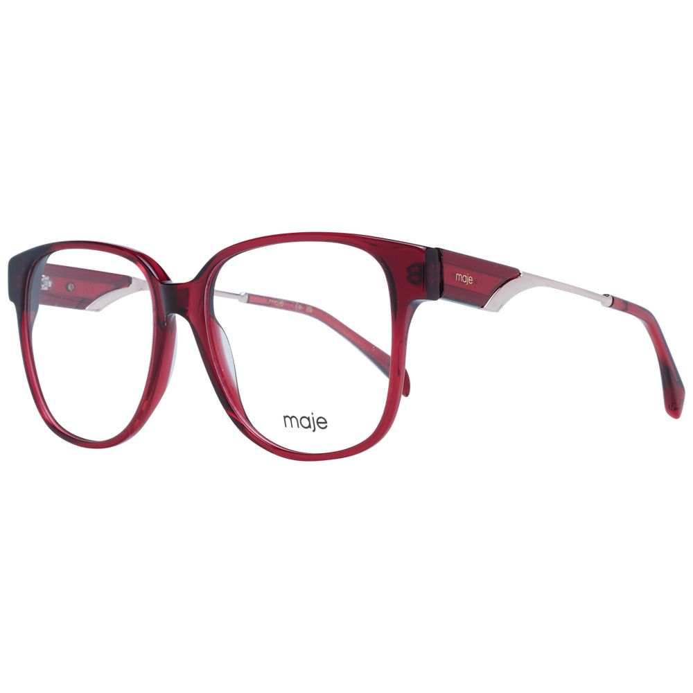 Maje Red Acetate Glasses Frames