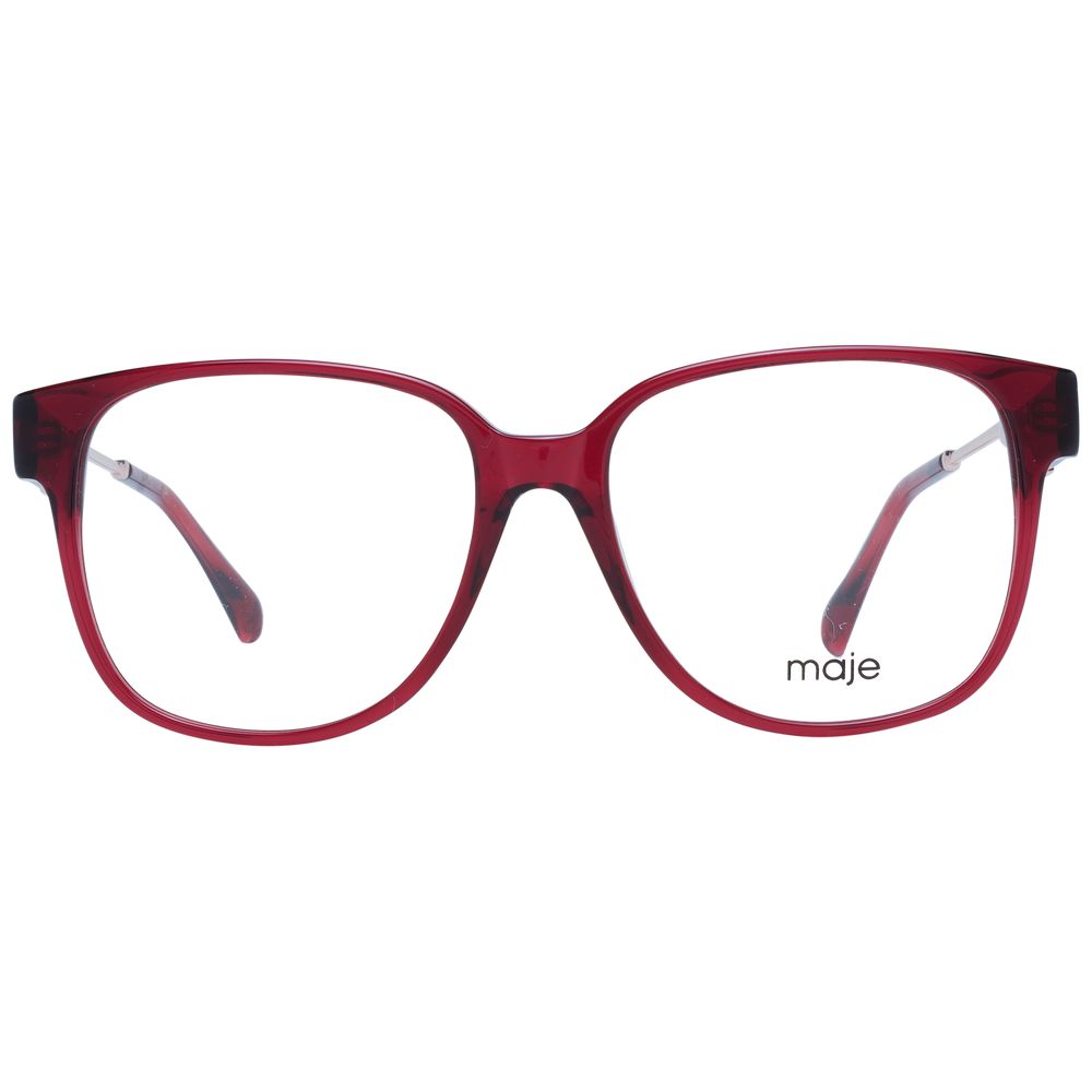 Maje Red Acetate Glasses Frames