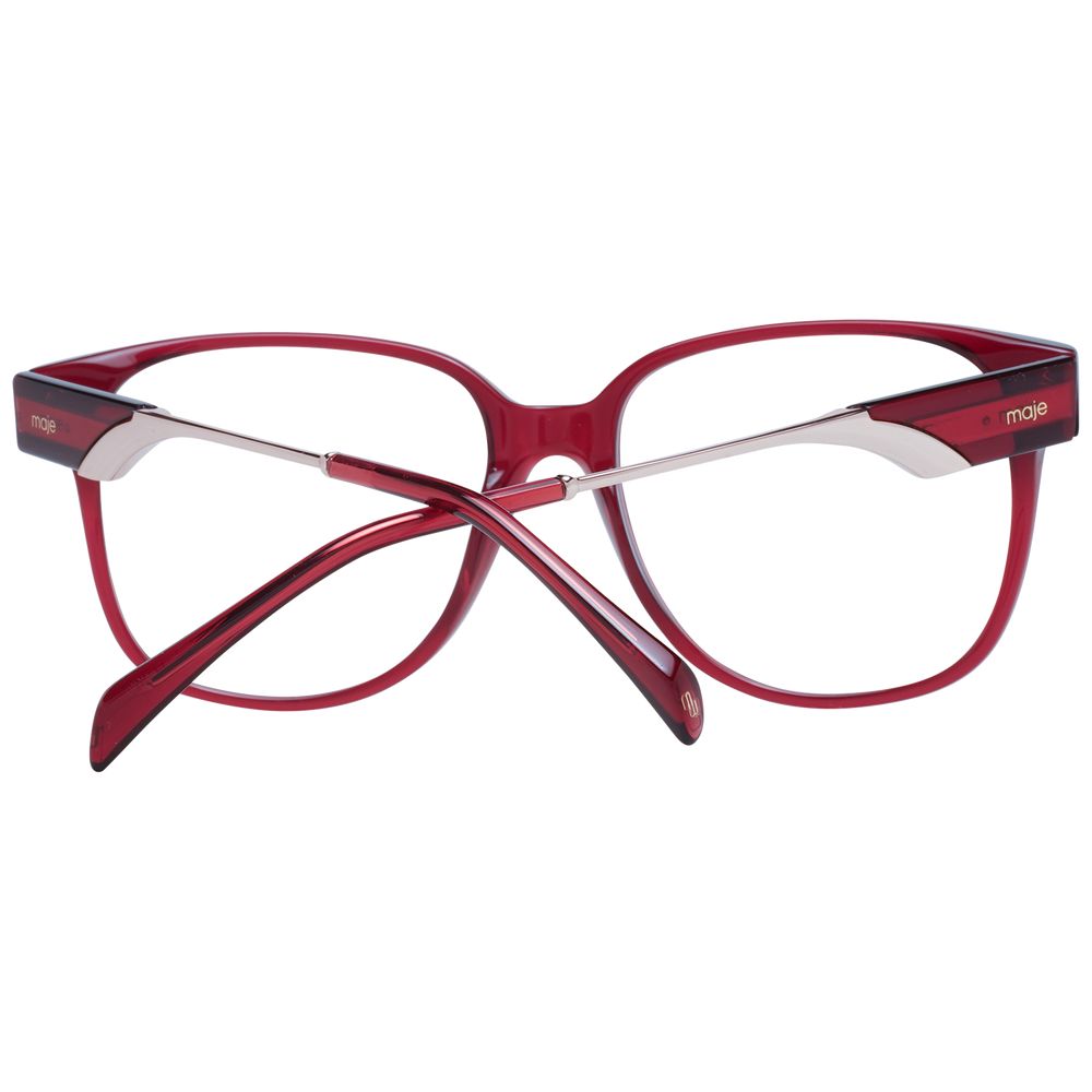 Maje Red Acetate Glasses Frames