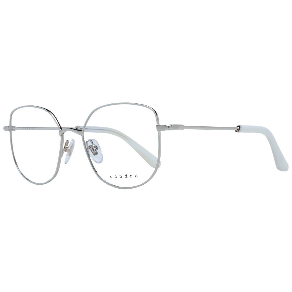 Sandro White Stainless Steel Glasses Frames