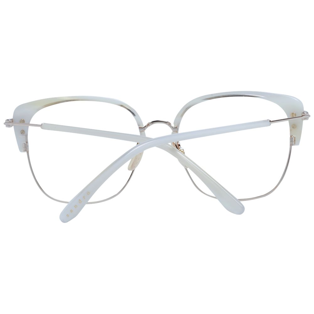 Sandro White Stainless Steel Glasses Frames