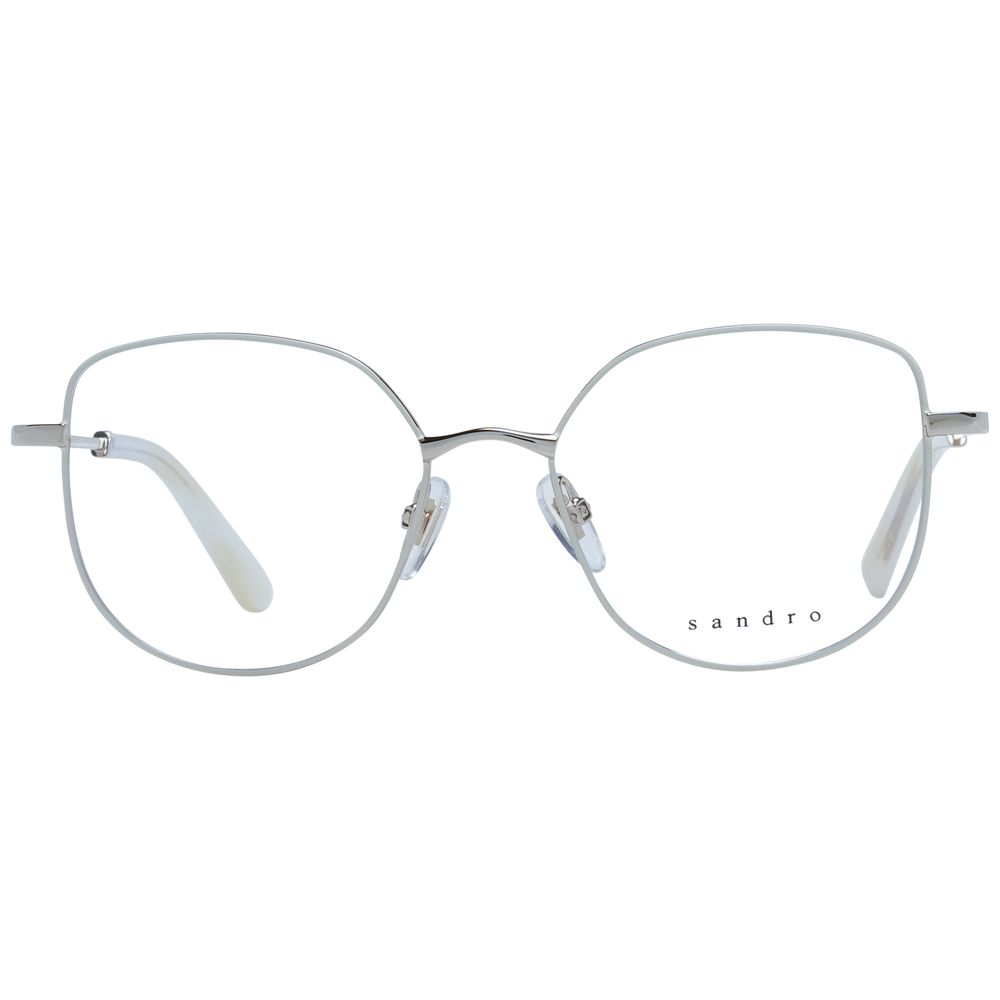 Sandro White Stainless Steel Glasses Frames