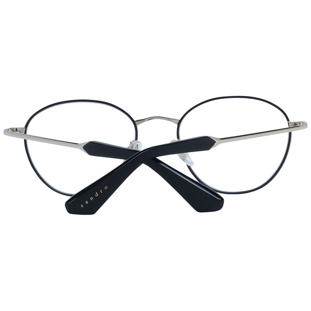 Sandro Black Stainless Steel Glasses Frames