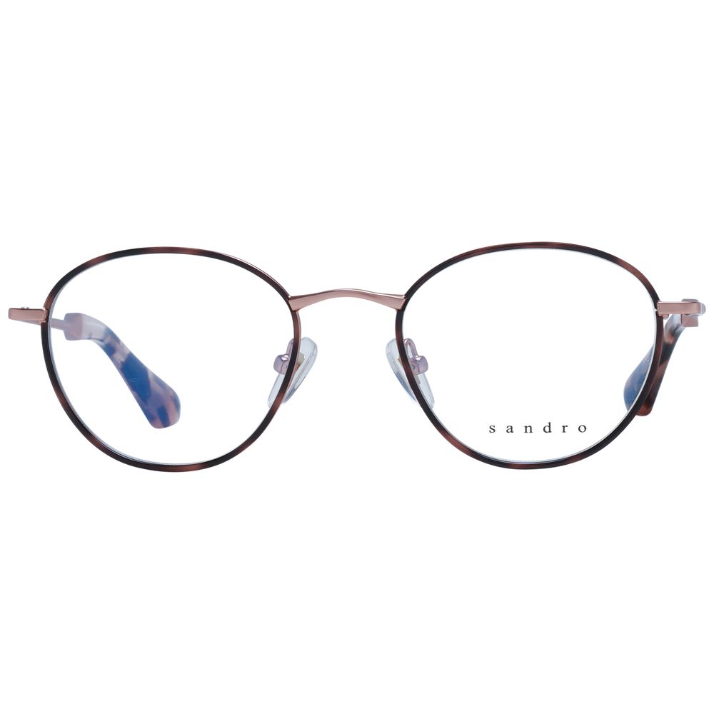 Sandro Brown Stainless Steel Glasses Frames