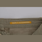 Daniele Alessandrini Beige Cotton Stretch Slim Fit Chinos