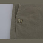 Daniele Alessandrini Beige Cotton Stretch Slim Fit Chinos