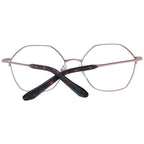 Sandro rose gold stainless steel glasses frames with sleek design and clear lenses, showcasing modern eyewear style.