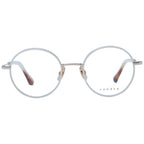 Sandro white stainless steel glasses frames with sleek design and clear lenses, suitable for stylish eyewear.