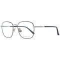 Sandro black stainless steel glasses frames with sleek, modern design and clear lenses, suitable for everyday wear.
