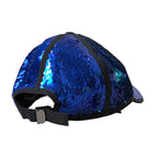 Dolce & Gabbana Royal Blue Sequin Baseball Hat Men