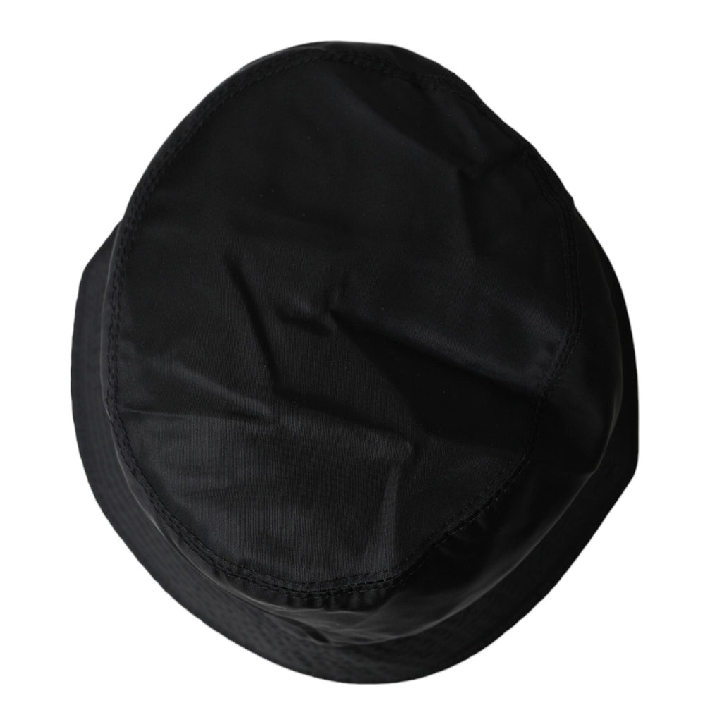 Dolce & Gabbana Black Wide Brim Cap Bucket Hat Men