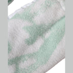 Dolce & Gabbana White Nylon Fleece Wrist Length Mitten Gloves