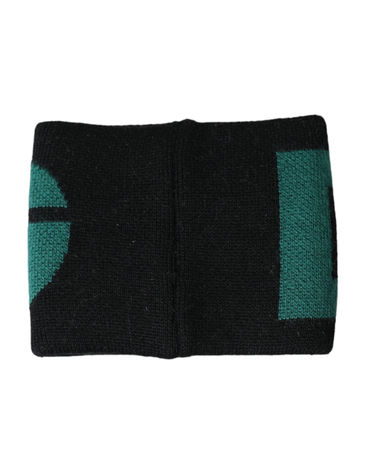 Dolce & Gabbana Black Green Wool Logo #DGMILLENNIALS Wristband Dolce & Gabbana