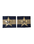 Dolce & Gabbana Black Gold Logo Star 84 Viscose Wristband - Eljoys Fashion 