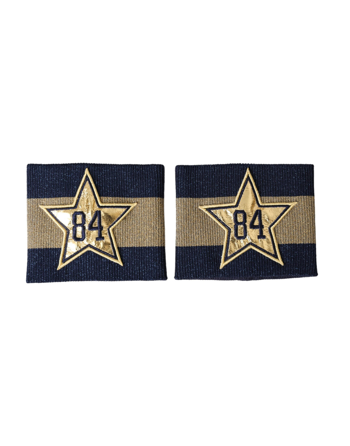 Dolce & Gabbana Black Gold Logo Star 84 Viscose Wristband - Eljoys Fashion 