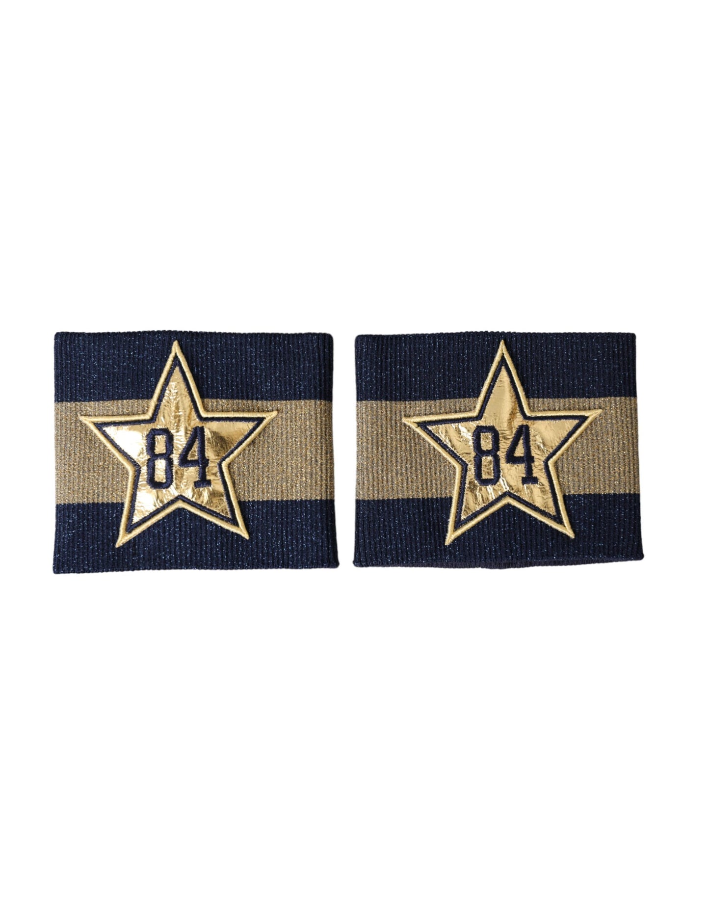 Dolce & Gabbana Black Gold Logo Star 84 Viscose Wristband Dolce & Gabbana