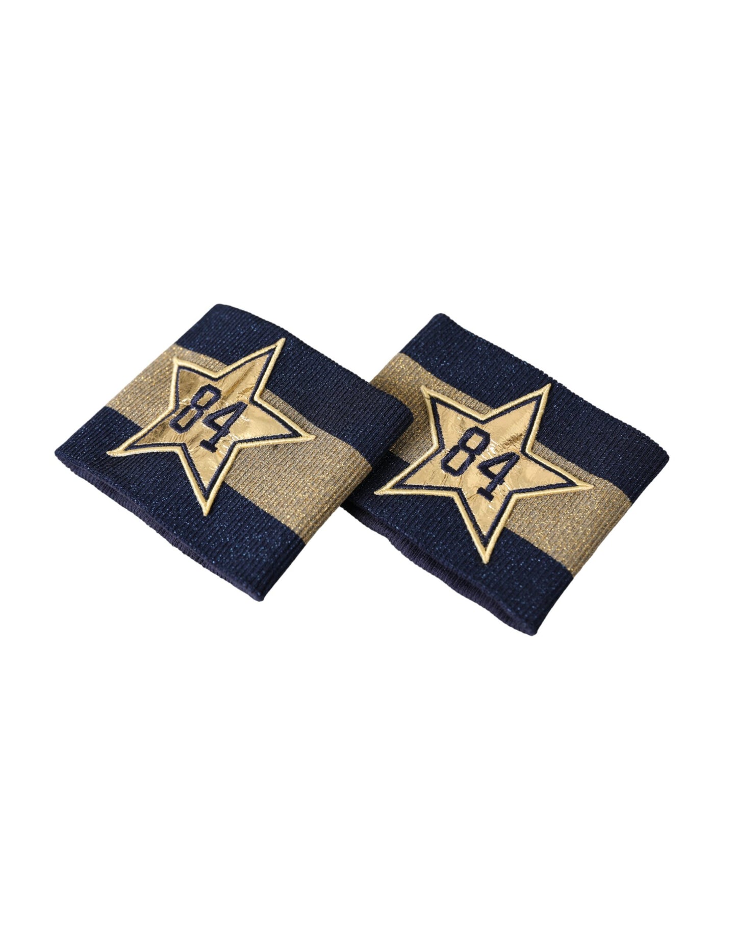 Dolce & Gabbana Black Gold Logo Star 84 Viscose Wristband Dolce & Gabbana