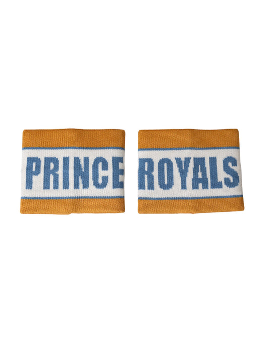 Dolce & Gabbana Multicolor Prince Royals Wool Wristband Dolce & Gabbana