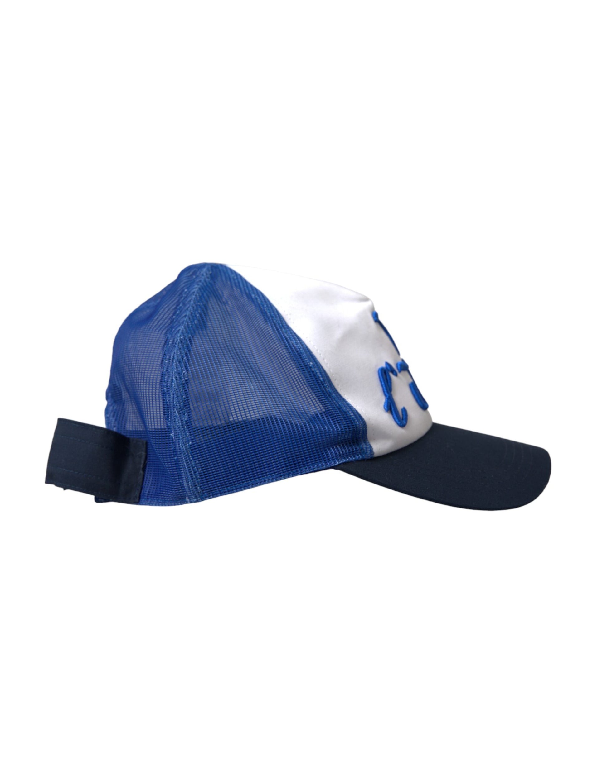 Dolce & Gabbana Blue White Black Italia Mesh Baseball Hat Dolce & Gabbana
