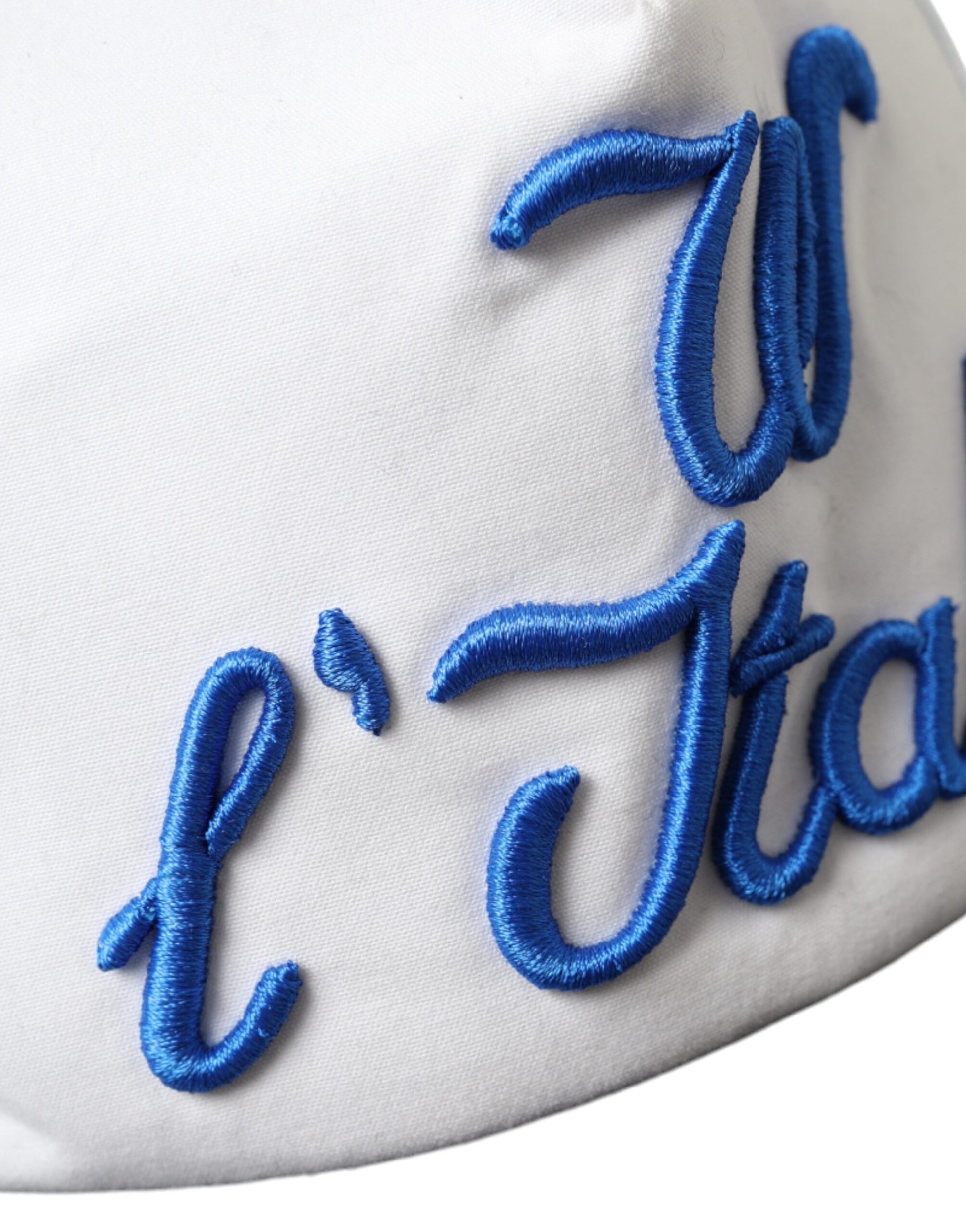 Dolce & Gabbana Blue White Black Italia Mesh Baseball Hat Dolce & Gabbana