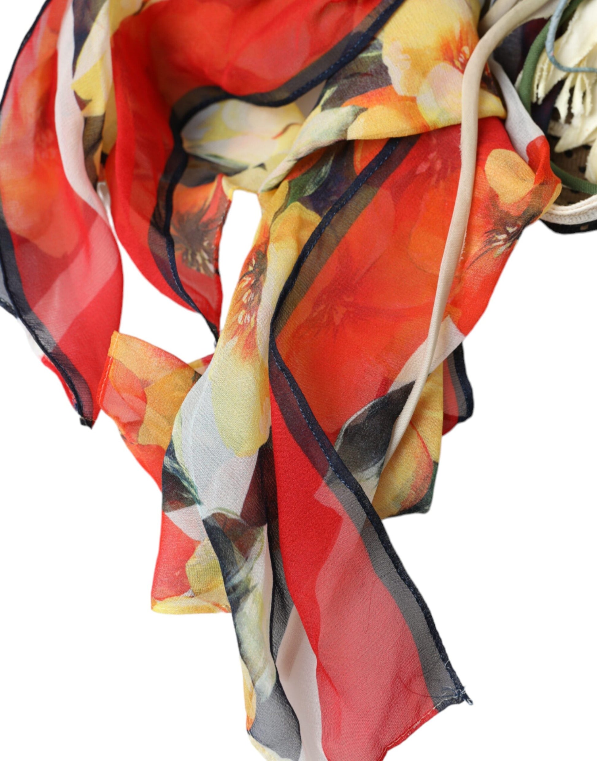 Dolce & Gabbana Multicolor Fantasy Wide Brim Floppy Hat Dolce & Gabbana
