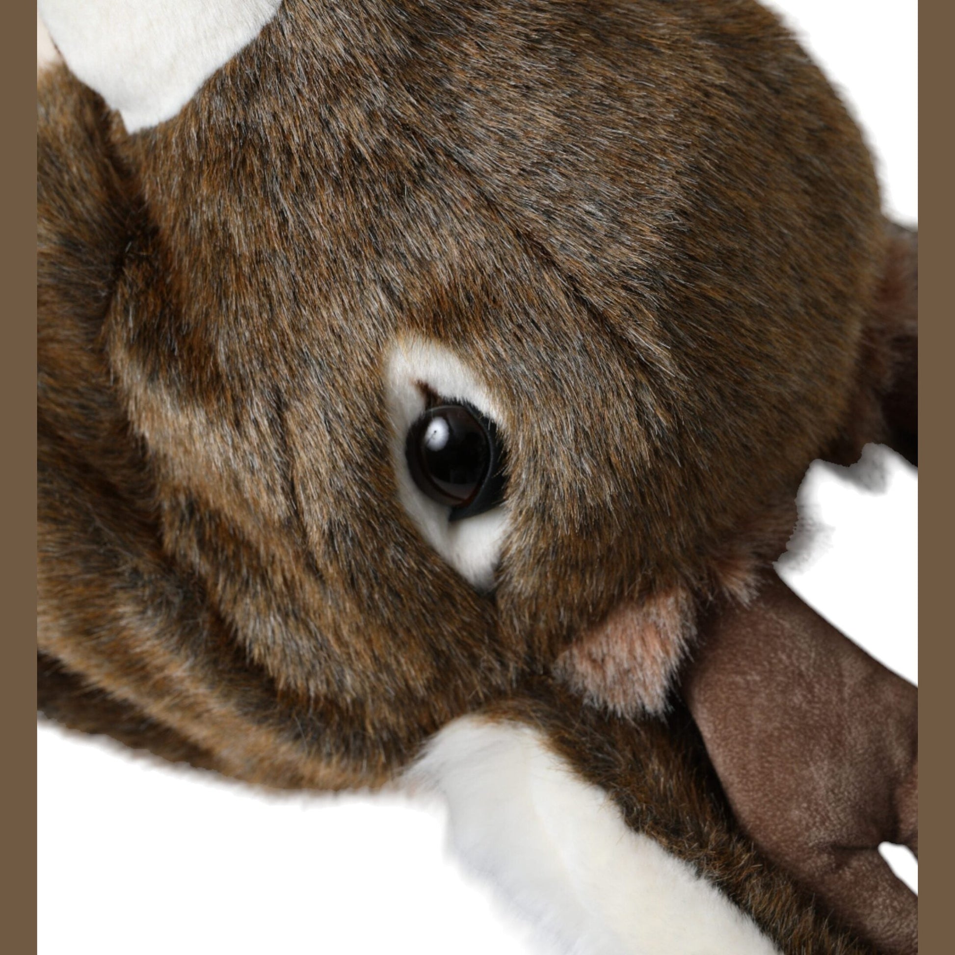 Dolce & Gabbana Brown Deer Faux Fur Whole Head Hat Dolce & Gabbana