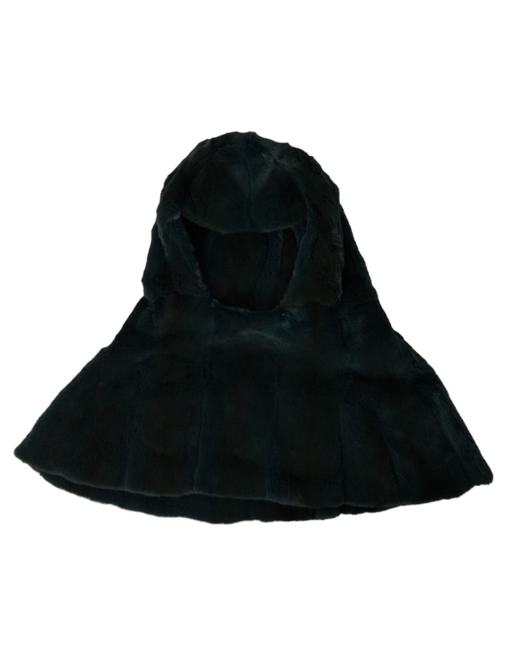 Dolce & Gabbana Black Weasel Fur Whole Head Wrap Hat - Eljoys Fashion 