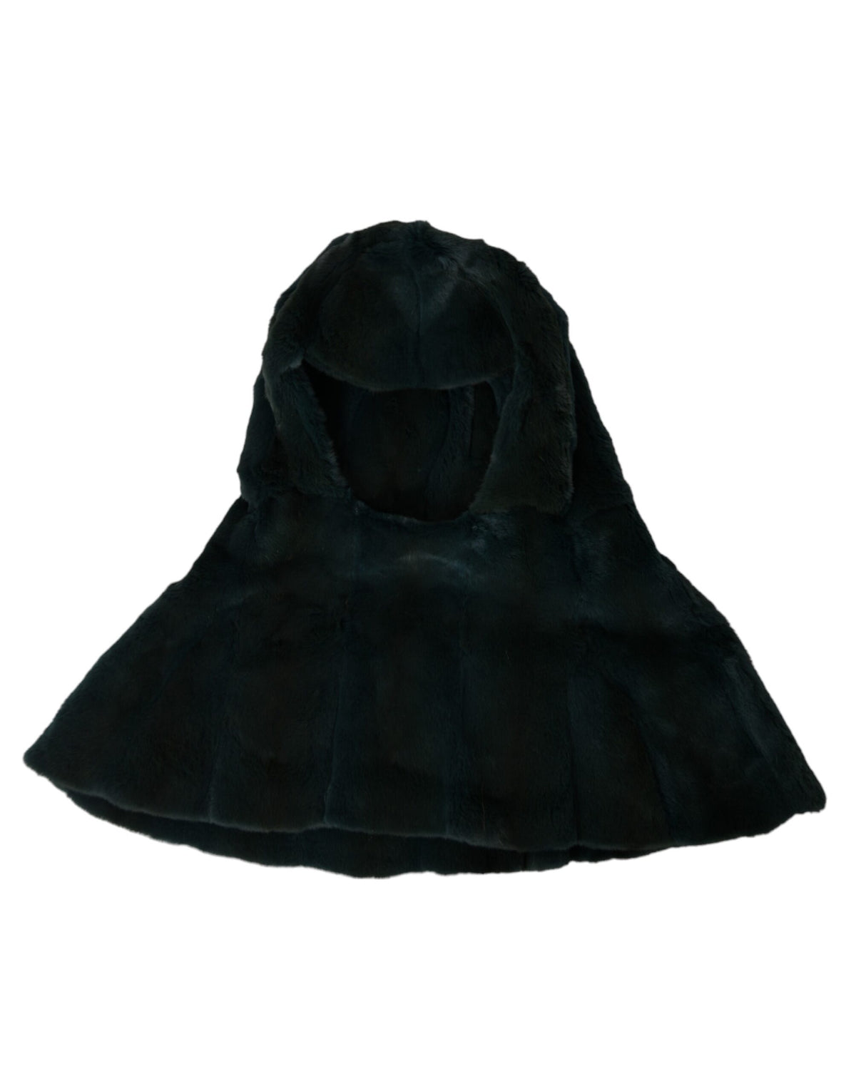 Dolce & Gabbana Black Weasel Fur Whole Head Wrap Hat - Eljoys Fashion 