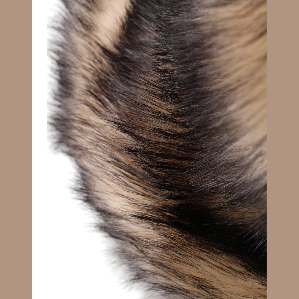 Dolce & Gabbana Brown Faux Fur Modacrylic Fedora Hat