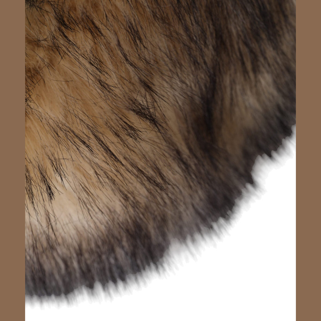 Dolce & Gabbana Brown Faux Fur Modacrylic Fedora Hat