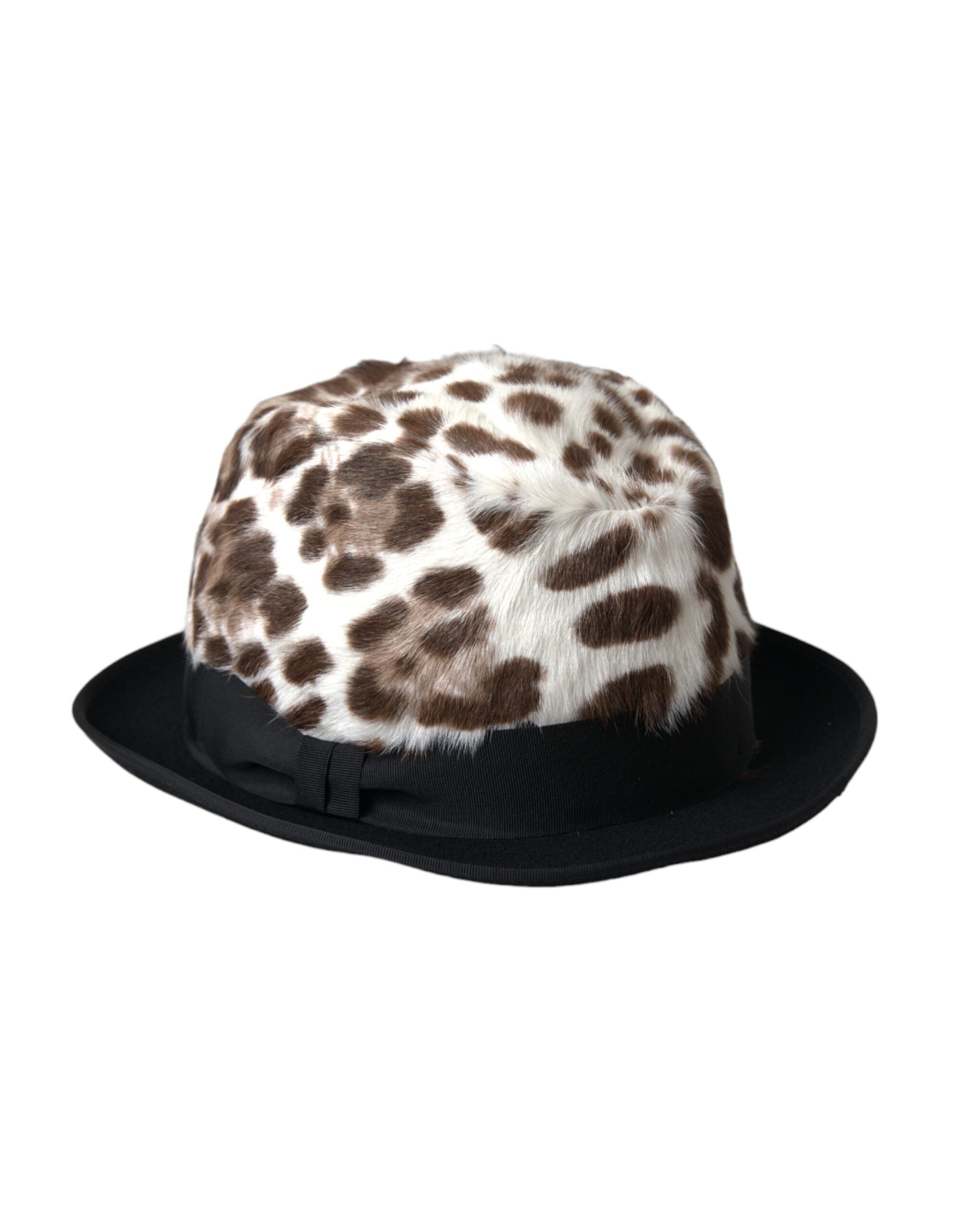 Dolce & Gabbana Multicolor Leopard Women Fedora Hat Dolce & Gabbana