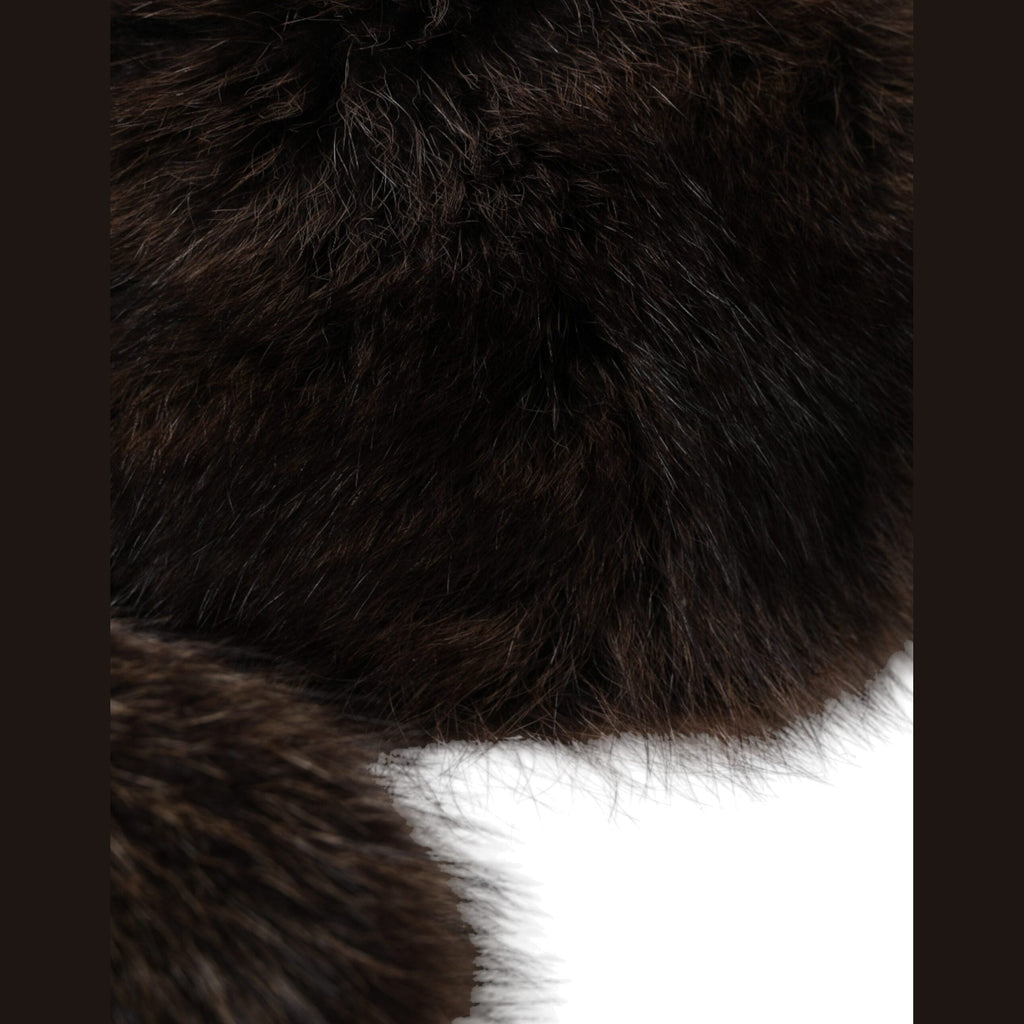 Dolce & Gabbana Women Brown Raccoon Fur Bucket Hat