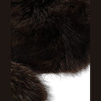 Dolce & Gabbana Women Brown Raccoon Fur Bucket Hat