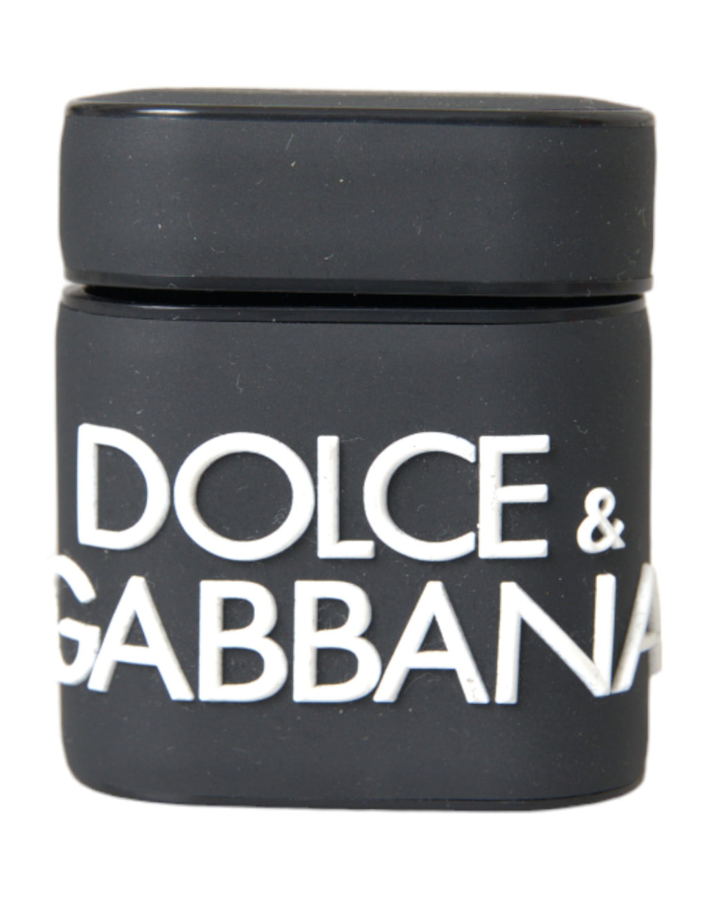 Dolce & Gabbana Black White Silicone Embossed Logo Airpods Case - Eljoys Fashion 
