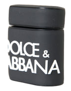 Dolce & Gabbana Black White Silicone Embossed Logo Airpods Case - Eljoys Fashion 