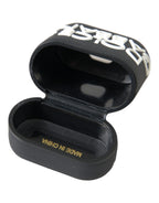 Dolce & Gabbana Black White Silicone Embossed Logo Airpods Case - Eljoys Fashion 