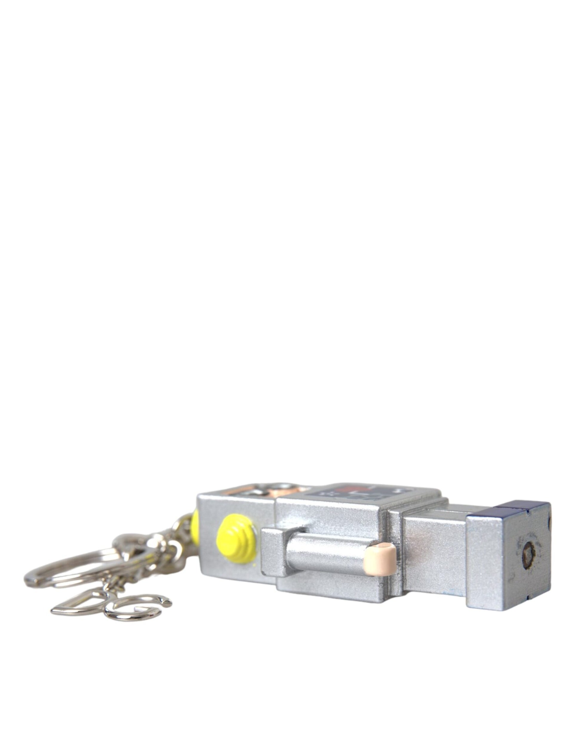 Dolce & Gabbana Multicolor Astronaut Space Metal Logo Keyring Keychain Dolce & Gabbana